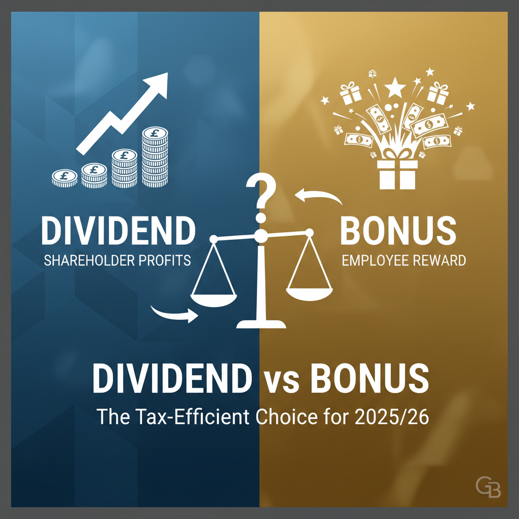 Dividend vs Bonus: The Tax-Efficient Choice for 2025/26