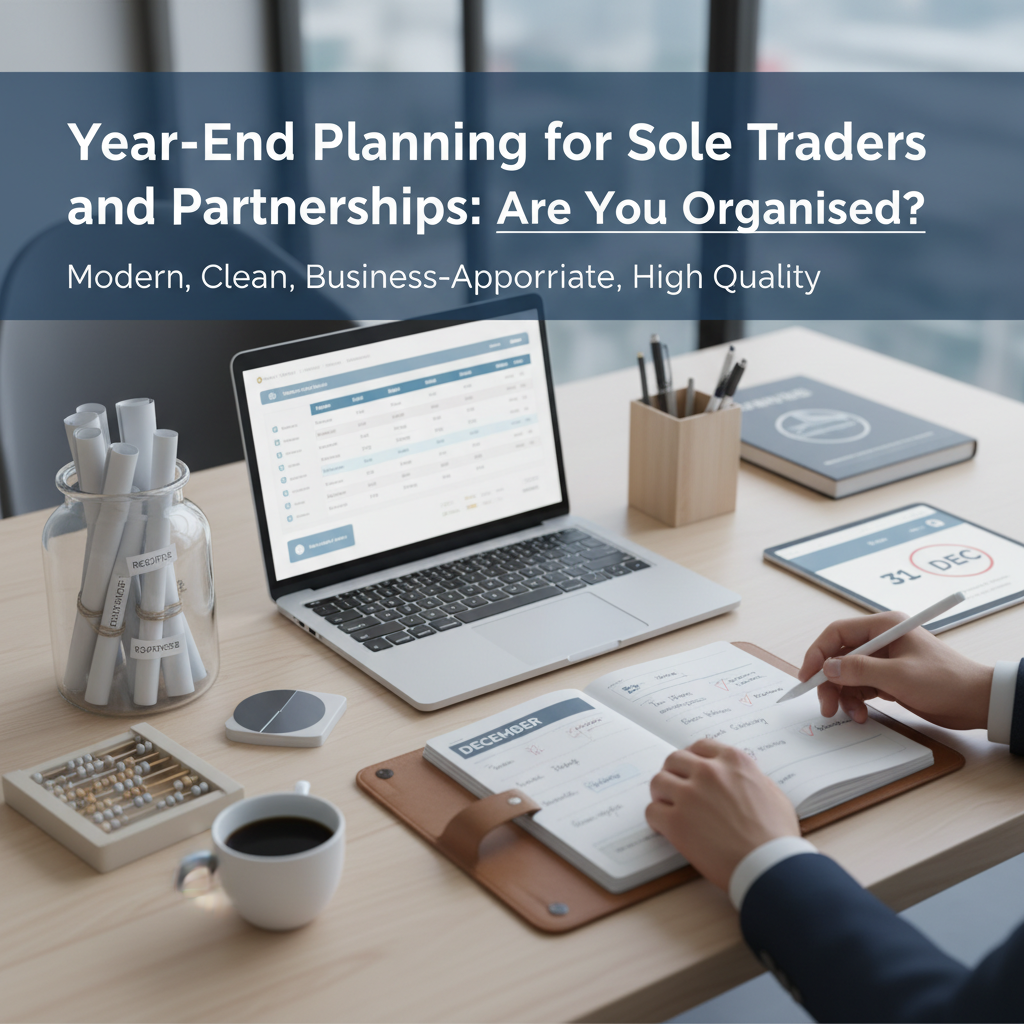 Year‑End Planning for Sole Traders and Partnerships: Are You Organised?